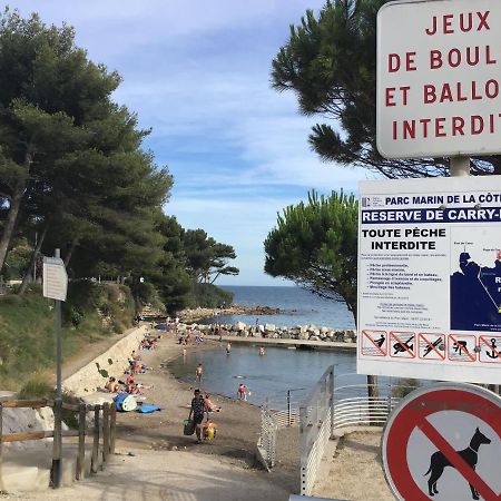 Studio Plage Du Cap Rousset Carry-le-Rouet Exteriör bild