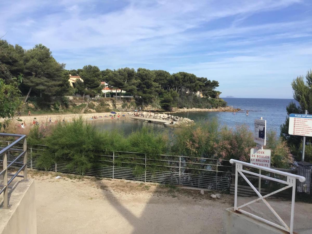 Studio Plage Du Cap Rousset Carry-le-Rouet Exteriör bild